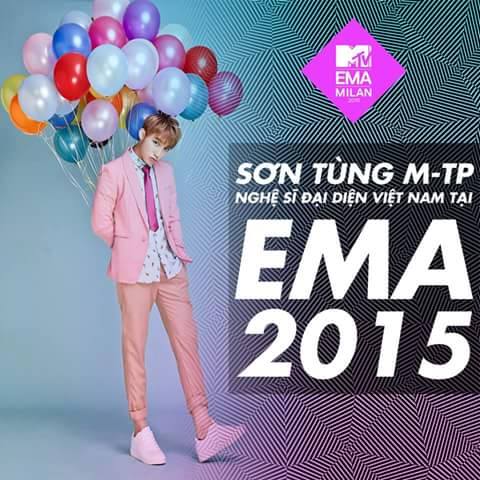 Sơn Tùng chính thức đến “đấu trường” EMA 2015 - 2