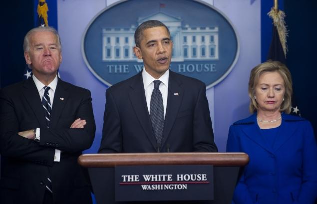 Bầu cử Mỹ: TT Obama mắc kẹt giữa bà Hillary và ông Biden - 1