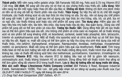 Bổ sung sắt với những quan niệm sai lầm - 2