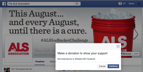 Facebook có thêm nút &#34;Donate&#34; để người dùng quyên góp tiền - 1