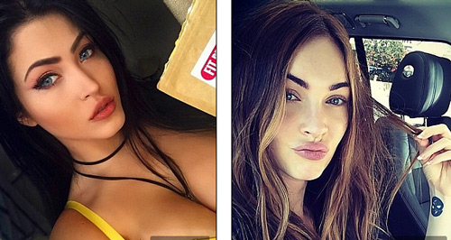 Á khôi Siêu vòng 3 nóng bỏng giống hệt Megan Fox - 2
