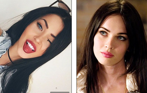 Á khôi Siêu vòng 3 nóng bỏng giống hệt Megan Fox - 3