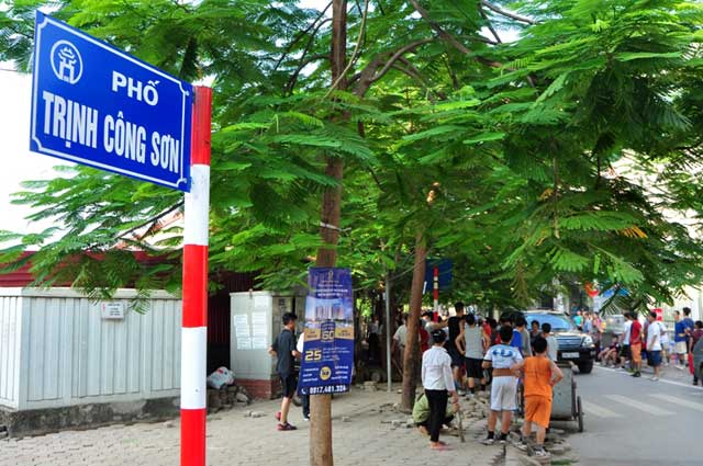 Ngắm phố mới mang tên Nguyễn Đình Thi, Trịnh Công Sơn ở HN - 10