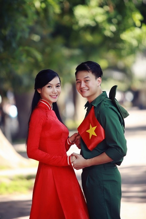 Diễn viên "Cầu vồng tình yêu" diện áo dài đón Tết Độc Lập - 2