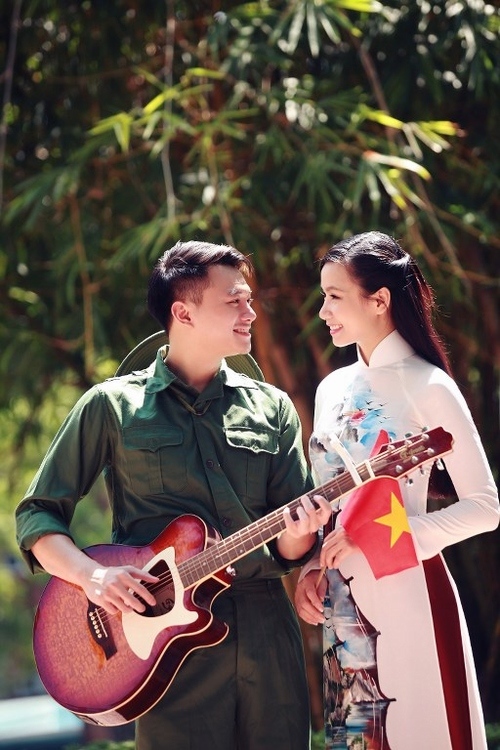 Diễn viên "Cầu vồng tình yêu" diện áo dài đón Tết Độc Lập - 3