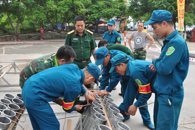 Cận cảnh trận địa bắn pháo hoa mừng Quốc khánh 2.9 - 3