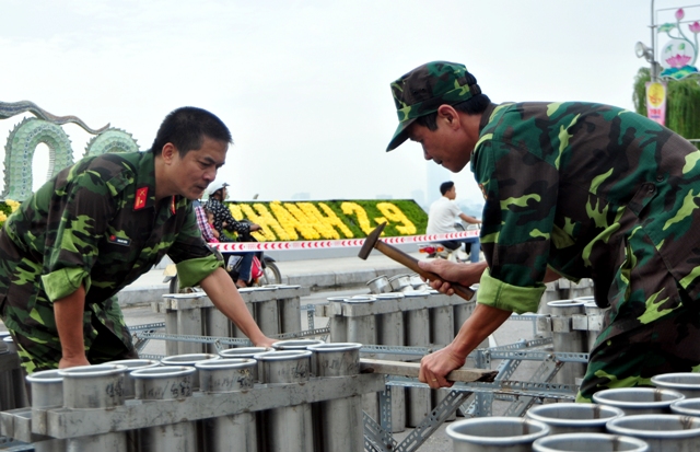 Cận cảnh trận địa bắn pháo hoa mừng Quốc khánh 2.9 - 5