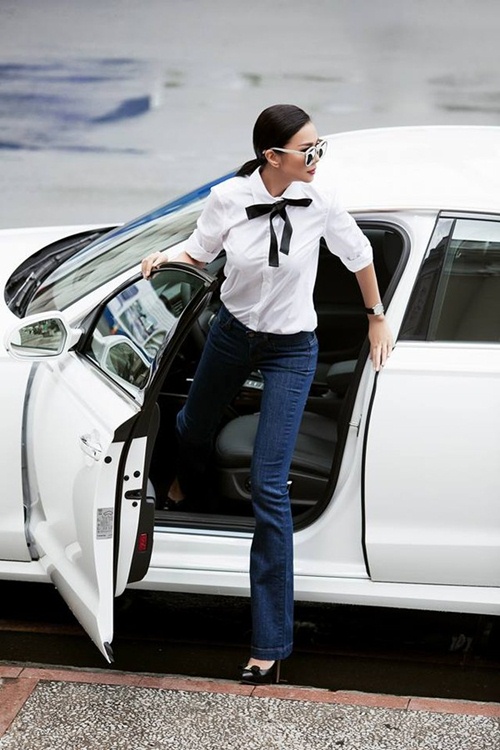 3 lý do khiến các cô gái mê mẩn quần bò ống loe - 2