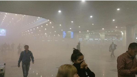 Hỏa hoạn tại sân bay Nga, 3.000 hành khách phải sơ tán - 1