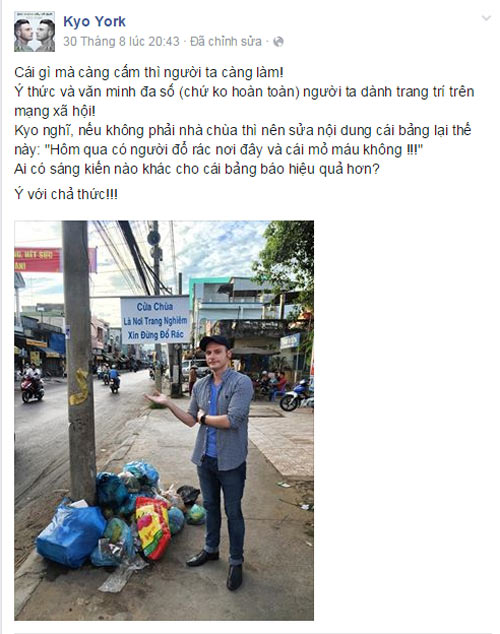 Anh Tây bị “ném đá” vì chê ý thức vệ sinh ở Việt Nam - 1