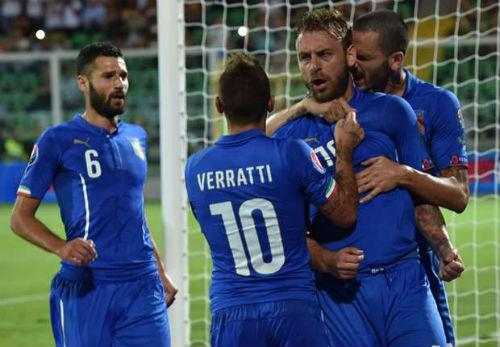 Italia - Bulgaria: 1 bàn thắng, 2 thẻ đỏ - 1