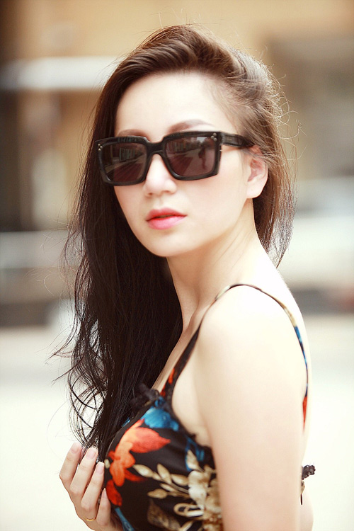 &#34;Hoa hậu Sao mai điểm hẹn&#34; Kỳ Anh Trang khoe dáng nuột - 1