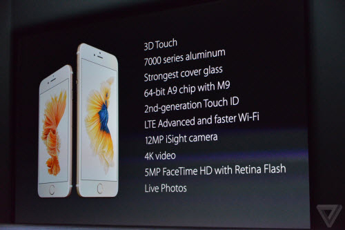 iPhone 6S và 6S Plus trình làng: Camera “xịn” hơn, giá không đổi - 2