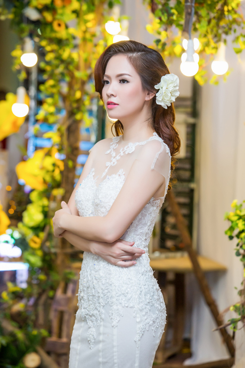 Gái 2 con Đan Lê vẫn siêu xinh khi hóa thân cô dâu - 2