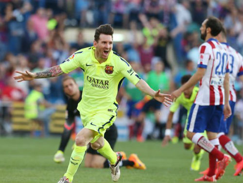 Vicente Calderon: "Bãi tập bắn" ưa thích của Messi - 1