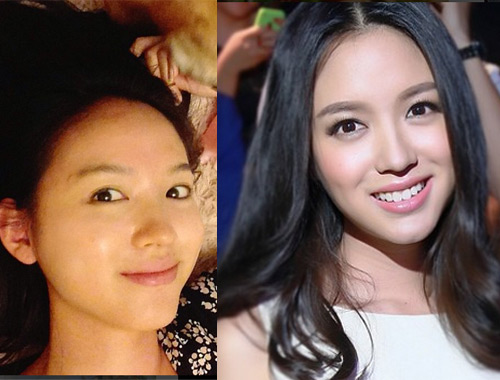 Bất ngờ với mặt mộc của hoa hậu đẹp nhất Trung Quốc - 2