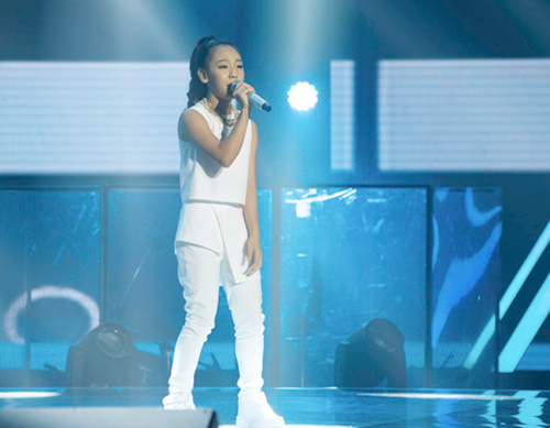 &#34;Nổi da gà&#34; với cô bé 9 tuổi The Voice Kids - 12