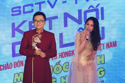 Lương Bích Hữu hát nhạc Hoa trong đêm tiệc với sao TVB - 1