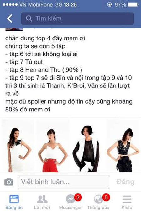 VNTM: Cộng đồng mạng rỉ tai nhau kết quả top 6 - 4