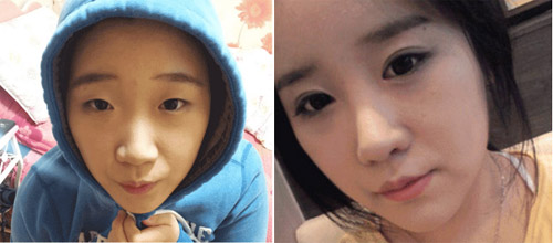 Bạn gái Việt “đọ” mắt hai mí to tròn với sao Hàn - 1