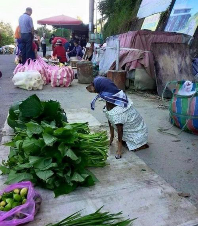 Haiz! Từ sáng đến giờ chả có ai mua gì.
