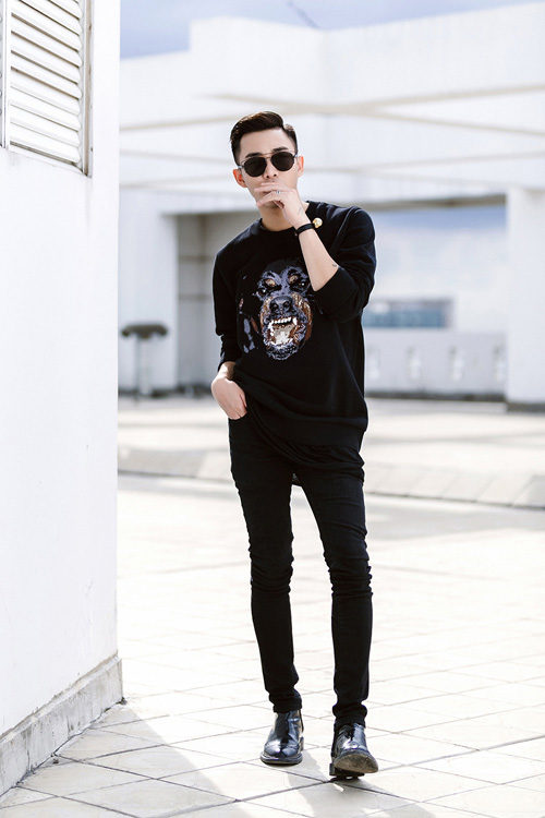 Street style mùa thu cực chất của stylist Hoàng Ku - 2