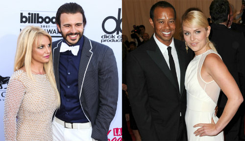 Bồ cũ Tiger Woods hẹn hò bồ cũ Britney Spears - 1