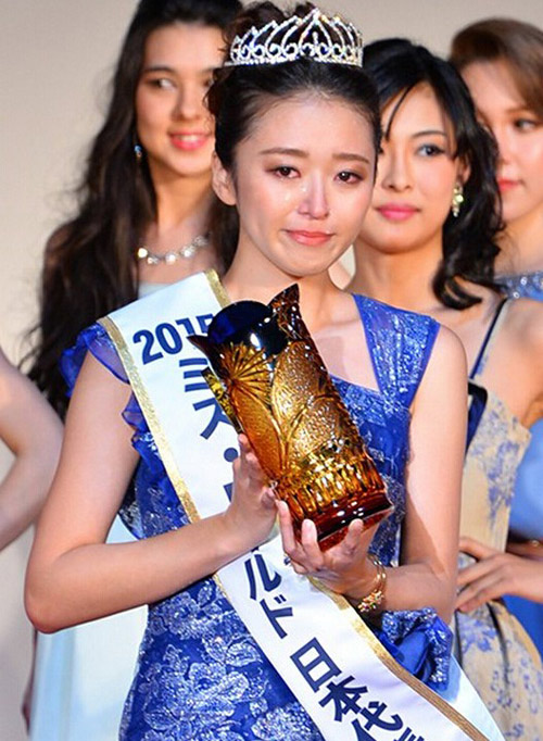Hoa hậu Thế giới Nhật Bản vừa đăng quang đã hứng “đá” - 1