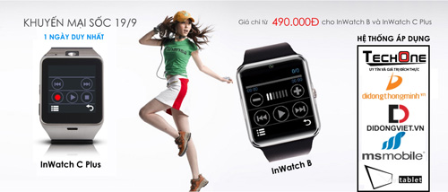Đồng hồ thông minh Inwatch khuyến mại chỉ còn 490.000 đồng - 1