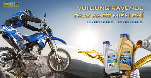 Thay nhớt miễn phí với dầu nhờn Ravenol nhập khẩu từ Đức - 1