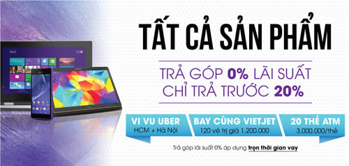 Đại tiệc trả góp - Trả trước 0 đồng để sở hữu ngay thiết bị di động - 5