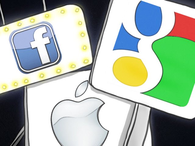 Google apple facebook мы не будем делать публикации от твоего имени