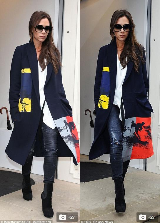 Victoria Beckham ấn tượng với chiếc áo &#34;mới toanh&#34; - 3