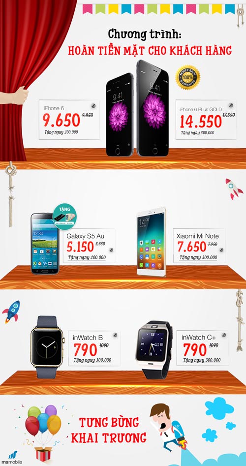 MSmobile tặng miễn phí iPhone trong ngày khai trương showroom mới - 2