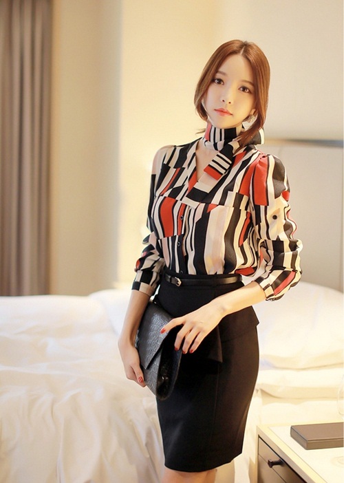 Áo công sở, gợi cảm mà không cần phải hở - 5