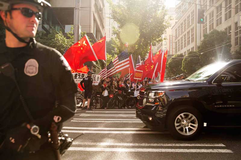 Đường phố Mỹ tắc nghẽn kéo dài vì chuyến thăm của Chủ tịch TQ - 11