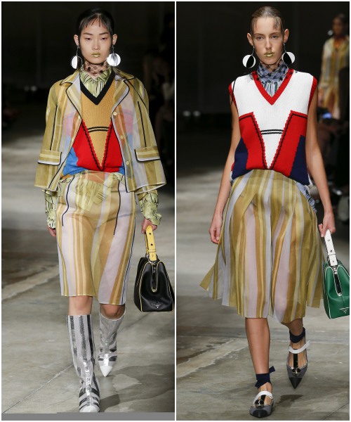 Prada gây ngỡ ngàng với người mẫu tô son vàng óng - 9