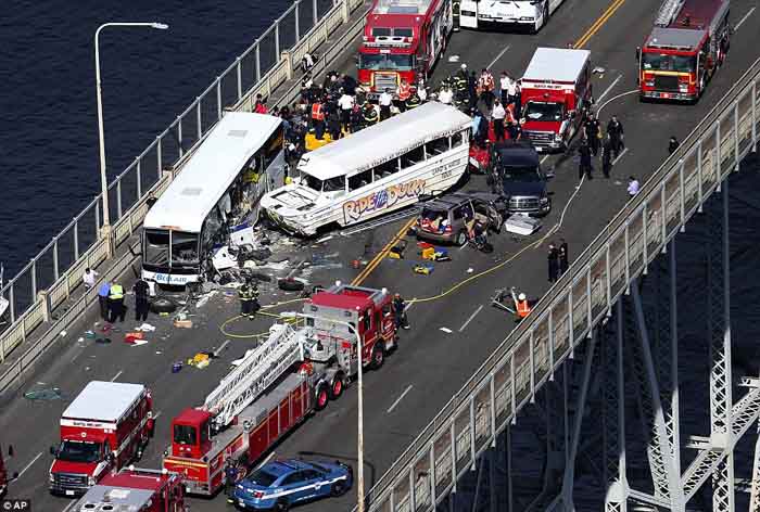 Tai nạn xe buýt ở Mỹ: Sinh viên VN chỉ bị thương nhẹ - 1