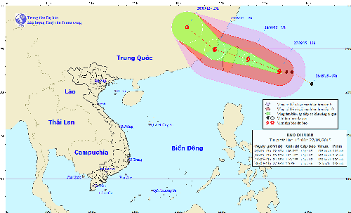 Xuất hiện siêu bão ngoài biển Đông - 1