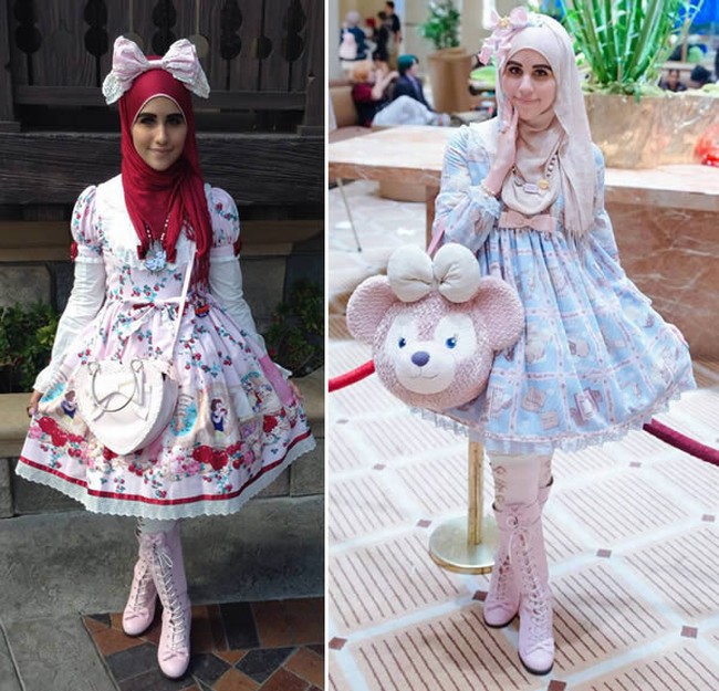 Muslim Lolitas - trào lưu thời trang mới nổi lên trong giới trẻ Đông Á hiện nay là sự pha trộn giữa phong cách ăn mặc của người hồi giáo và trang phục nữ sinh đậm chất Nhật Bản.