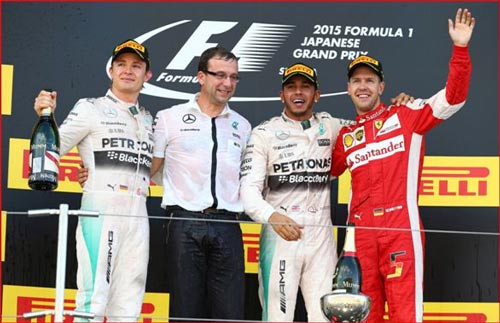Japanese GP: Mercedes thêm chiến thắng 1-2 - 1