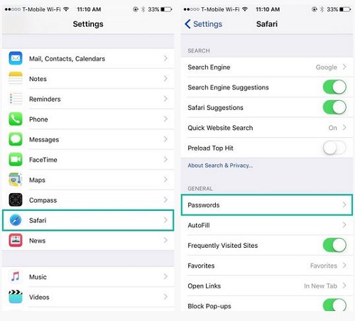 Xem password đã lưu trên trình duyệt Safari của iPhone, iPad - 1