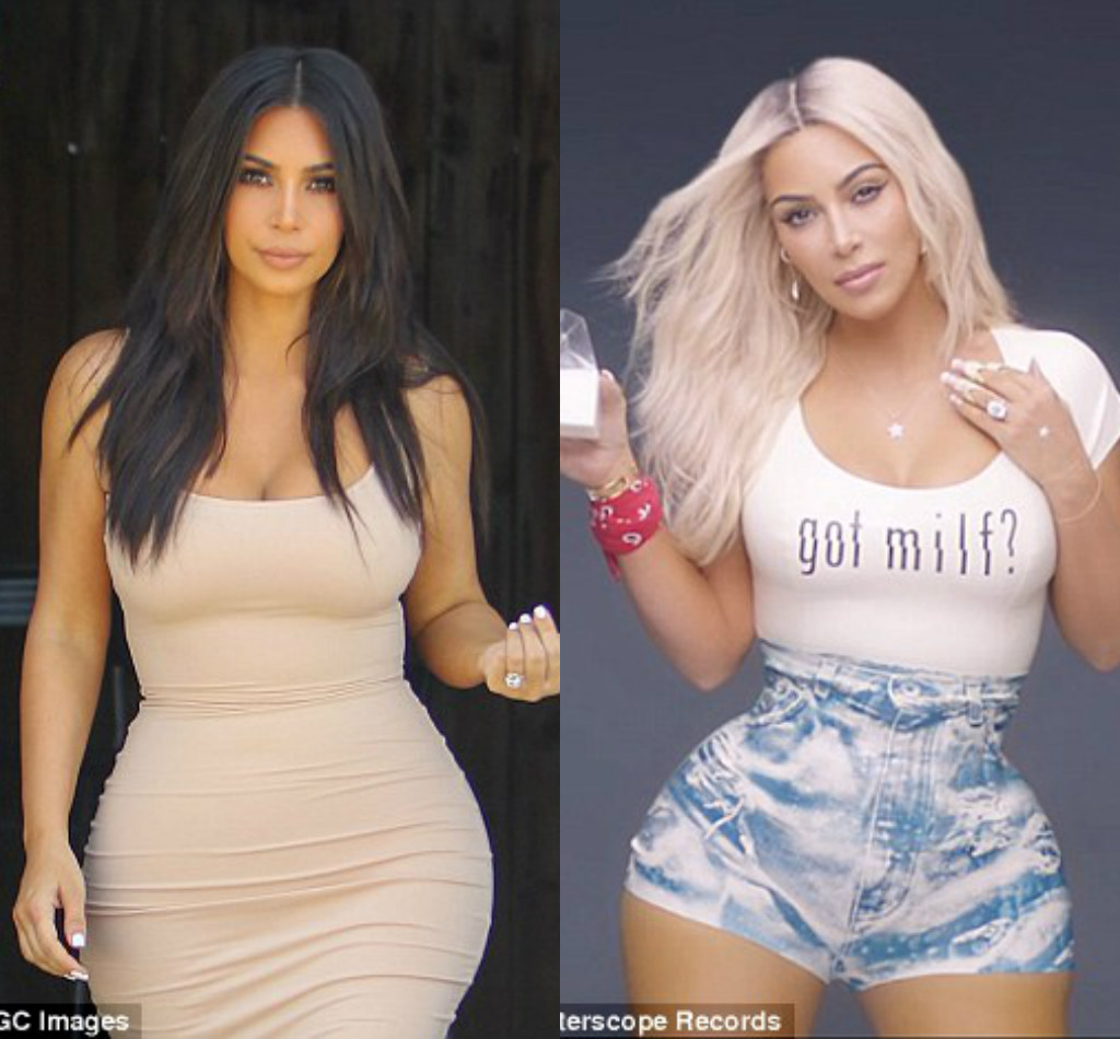 Kim Kardashian bị bóc mẽ chỉnh sửa ảnh, mặc quần độn - 1