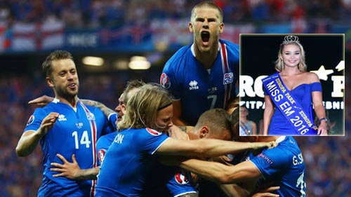 Tin nhanh Euro 3/7: Hoa hậu Iceland mơ loại Pháp - 1