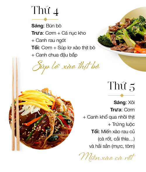 Thực đơn 7 ngày đầy đủ dưỡng chất cho người bận rộn - 4