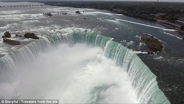 Xem thác Niagara đẹp hùng vĩ từ trên cao - 1