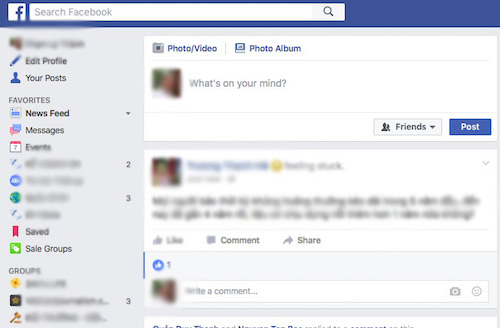 Facebook thay đổi giao diện mới