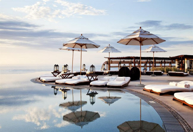 Với biệt danh "cửa sổ tới thiên đường", khu nghỉ dưỡng Las Ventanas al Paraíso trên đảo Los Cabos ở Mexico có không gian yên tĩnh và phong cảnh đẹp khiến du khách ngất ngây.