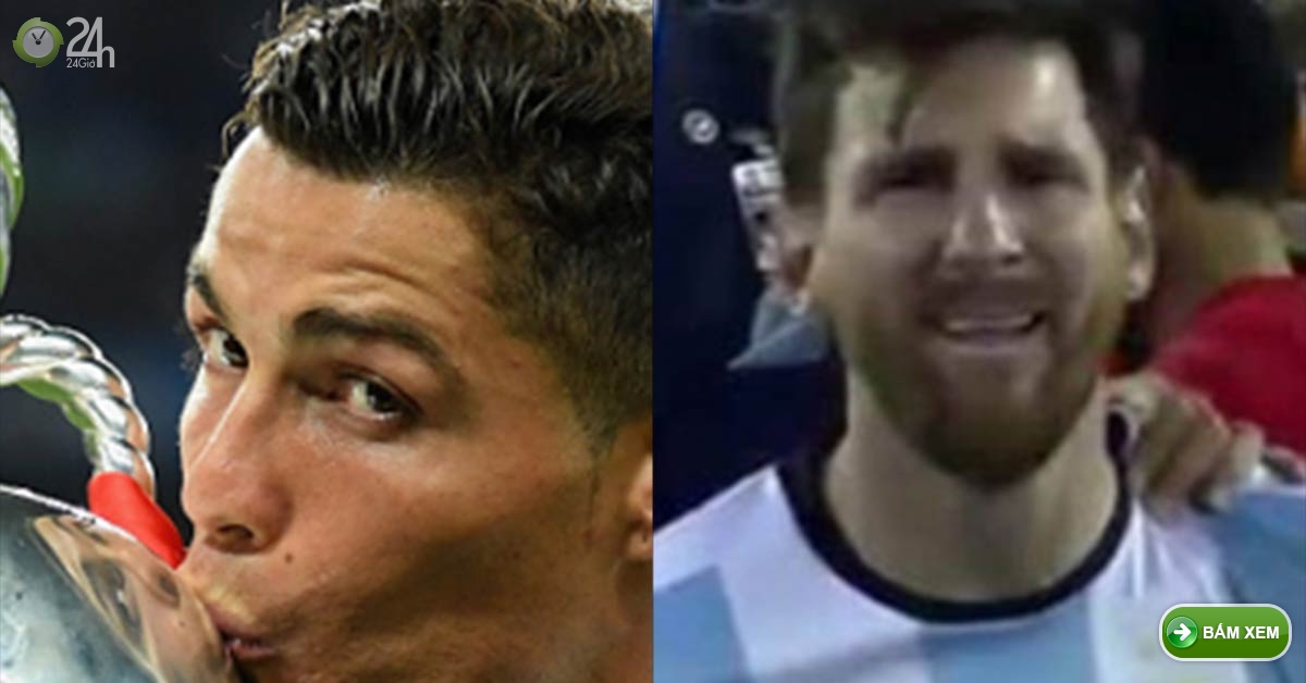 Messi khóc nức nở vì lại về nhì cùng Argentina