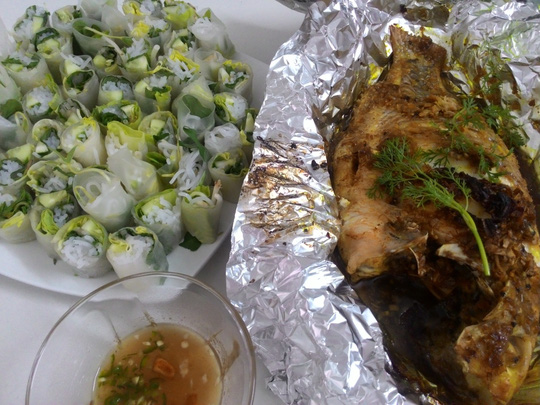 Cá điêu hồng nướng giấy bạc ngon ngất ngây - 2
